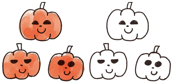 数量限定特価 手描きイラスト 手書きイラスト 10月カレンダー Halloween 新品5 Off ハンドメイド 日用品 インテリア Roe Solca Ec