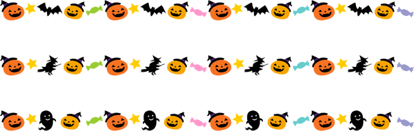 商用可 かわいいハロウィンのフリーイラスト無料素材