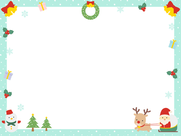 商用可 かわいいxmasのフリーイラスト無料素材