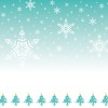 クリスマスの飾り枠フレーム背景・フリーイラスト無料ベクター(ai)素材