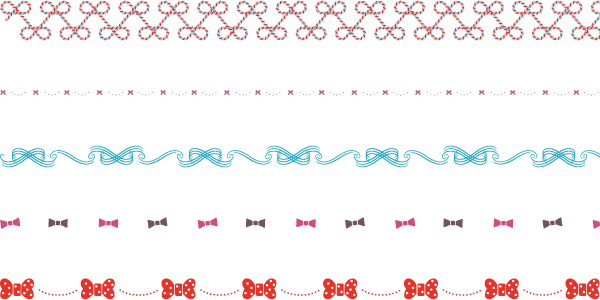 ライン飾り罫線の無料イラストai Eps Png素材ダウンロードサイト Free Line Design