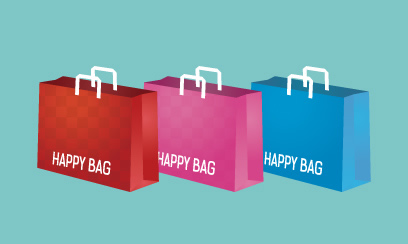 赤・ピンク・青カラバリHAPPYBAG（ハッピーバッグ）2