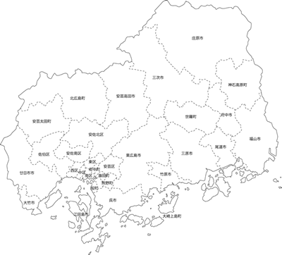 都道府県の白地図 日本列島 世界地図のマップイラスト無料ベクターeps素材 地図ac