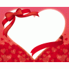 バレンタイン]かわいいハートの背景・フレーム飾り枠フリーイラスト無料ベクター(ai・eps)素材