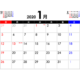 【カレンダー】2020年無料PDFカレンダー（月間・年間・4月始まり）