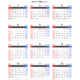 【年間】2023年エクセルカレンダー